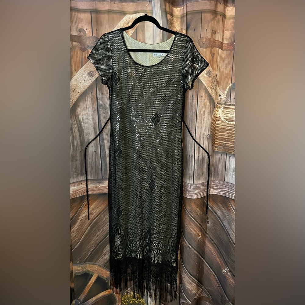 Harlow Dresses / size 10 / roaring twenties flapper style dress